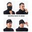 ROCKBROS Multifunktionstuch Winter Halbe Sturmhaube Nackenwärmer Winterdicht Warm Halstuch Schlauchtuch Hochelastisch Atmungsaktiv Gesichtsbedeckung Balaclavas für Radfahren Herren/Damen Schwarz