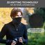 GXCROR Halbe Sturmhaube Atmungsaktive Sturmmaske Motorrad Sturmhaube Fahrrad Gesichtsmaske Ski Maske Laufmaske Balaclava Schlauchtuch Herren & Damen für Sport & Outdoor