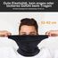 GXCROR Halbe Sturmhaube Atmungsaktive Sturmmaske Motorrad Sturmhaube Fahrrad Gesichtsmaske Ski Maske Laufmaske Balaclava Schlauchtuch Herren & Damen für Sport & Outdoor