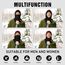 AYPOW Thermo Fleece Sturmhauben Winter, Winddichte Balaclava Gesichtsmaske, Warme Fleecefutter Skimaske Weicht Verstellbare Kapuze Hut Motorrad Fahrrad für Herren Damen Outdoor Skifahren