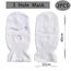 LINSOCLE 2pcs Balaclava - 3-Loch Sturmmaske, Gestrickte Sturmhaube, Multifunktionsmaske, Skimütze für Motorrad und Fahrrad
