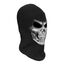 WTACTFUL Scary Skull Balaclava Ghost Death Mask Motorradfahren Skifahren Snowboarden Cosplay Kostüm Halloween Party Winter Sommer Einfaches Design Schwarz