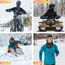 HEGCOIIE Winter Sturmhaube für Herren und Damen,Winddicht Thermo Balaclava Gesichtsmaske Skimaske für Outdoor Sports Radfahren, Skifahren, Motorrad, Fahrrad