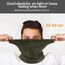 GXCROR Halbe Sturmhaube Atmungsaktive Sturmmaske Motorrad Sturmhaube Fahrrad Gesichtsmaske Ski Maske Laufmaske Balaclava Schlauchtuch Herren & Damen für Sport & Outdoor