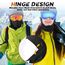 YANIKY Sturmhaube Winter Balaclava Skimaske für Herren und Damen, Winddicht Warm Gesichtshaube Atmungsaktiv Gesichtsmaske für Radfahren, Skifahren, Motorrad, Outdoorsports