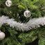 Allgala Silberne Lametta-Girlande, 15,2 m, Weihnachten, Metallfolie, Lametta-Girlande, Dekoration für Urlaub, Baum, Wandschiene, Zuhause, Büro, Veranstaltung, Herbst, Erntedank-Dekoration