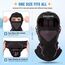 WACCET Sturmhaube Motorrad, Sturmhaube Fahrrad Winter Sturmmaske Warm Winddicht Multifunktions Gesichtsmaske Balaclava Atmungsaktive Skimaske für Herren und Damen Skifahren, Radfahren, Motorrad