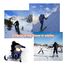 AYPOW Wintermantel aus Sturmhaube mit flexiblem Halswärmer, winddichter, Unisex Warmer Ski-Gesichtsmaske für Outdoor-Sportarten-Schwarz