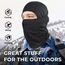 WTACTFUL 3 Stück Sturmhaube Motorrad Sommer Herren Sturmmaske Balaclava Damen Ski Maske Winter Atmungsaktiv Winddicht für Skifahren Snowboarden Motorradmaske Fahren Fahrrad Gesichtsmaske Schwarz
