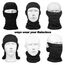 WTACTFUL 3 Stück Sturmhaube Motorrad Sommer Herren Sturmmaske Balaclava Damen Ski Maske Winter Atmungsaktiv Winddicht für Skifahren Snowboarden Motorradmaske Fahren Fahrrad Gesichtsmaske Schwarz