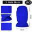 LINSOCLE 2pcs Balaclava - 3-Loch Sturmmaske, Gestrickte Sturmhaube in blau , Multifunktionsmaske, Skimütze für Motorrad und Fahrrad