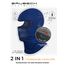 BRUBECK Funktionale Sturmhaube | Skimaske | Motorradmaske | Unisex | Atmungsaktiv | Snowboard | KM00010 | Dunkelblau | Größen: S/M