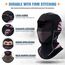 WACCET Sturmhaube Motorrad, Sturmhaube Fahrrad Winter Sturmmaske Warm Winddicht Multifunktions Gesichtsmaske Balaclava Atmungsaktive Skimaske für Herren und Damen Skifahren, Radfahren, Motorrad