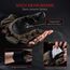 Heat 2 Fingerlose Touchscreen Handschuhe und Fäustlinge Kombination, warme Winterhandschuhe gegen den Wind und Kälte im Winter – Sporthandschuhe, Fahrradhandschuhe Damen, Herren – Braun, Large