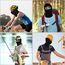 AMFUN Gesichtshaube, Balaclava Gesichtshaube, Sturmhaube, Motorrad Radfahren Ski Sturmhaube, Winddichte Wasserdichte Kopfbedeckung für Winter Sport & Outdoor, UV-Schutzschal für Herren & Damen