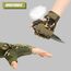 HYCOPROT Halbfinger Handschuhe Outdoor Motorrad Leichte Atmungsaktive Sporthandschuhe für Fahrrad Wandern Felsklettern