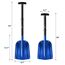 ORIENTOOLS Lawinenschaufel,Alu-Schneeschaufel-Werkzeug für schwere Aufgaben mit teleskopierbarem T-Griff,Universalschaufel für das Auto (abnehmbare, einstellbare Länge: 26 '' - 32 ''; Klinge: 9 '')