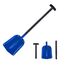 ORIENTOOLS Lawinenschaufel,Alu-Schneeschaufel-Werkzeug für schwere Aufgaben mit teleskopierbarem T-Griff,Universalschaufel für das Auto (abnehmbare, einstellbare Länge: 26 '' - 32 ''; Klinge: 9 '')