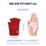 JUNRUI Fingerlose Handschuhe, Handschuhe ohne Finger Winter Warme Strickhandschuhe Arbeiten Camping Wandern Laufen Radfahren Fahren für Herren und Damen (Rot)