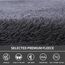 JOGVELO Fleece Polar Nackenwärmer Gesichtswärmer Schlauchschal, Sport Winddicht Schal Halstuch für den Winter (Schwarz)