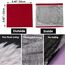Fleece Halswärmer Thermo Snoods Unisex Dicker Winter Kaltwetter Gestrickter Rundschal für Radfahren Motorradsport (Rot)