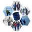 TAGVO Fleece Halswärmer, Winter Thermo Nackenwärmer Schal, Elastische Halsmanschette, Multifunktional Winddichter Ski Halswärmer, Sturmhaubenmaske für Damen und Herren - Universalgröße