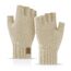 JUNRUI Fingerlose Handschuhe, Handschuhe ohne Finger Winter Warme Strickhandschuhe Arbeiten Camping Wandern Laufen Radfahren Fahren für Herren und Damen