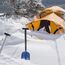 ORIENTOOLS Lawinenschaufel,Alu-Schneeschaufel-Werkzeug für schwere Aufgaben mit teleskopierbarem T-Griff,Universalschaufel für das Auto (abnehmbare, einstellbare Länge: 26 '' - 32 ''; Klinge: 9 '')