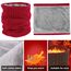 Fleece Halswärmer Thermo Snoods Unisex Dicker Winter Kaltwetter Gestrickter Rundschal für Radfahren Motorradsport (Rot)