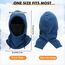 AYPOW Thermo Fleece Sturmhauben Winter, Winddichte Balaclava Gesichtsmaske, Warme Fleecefutter Skimaske Weicht Verstellbare Kapuze Hut Motorrad Fahrrad für Herren Damen Outdoor Skifahren
