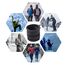 TAGVO Fleece Halswärmer, Winter Thermo Nackenwärmer Schal, Elastische Halsmanschette, Multifunktional Winddichter Ski Halswärmer, Sturmhaubenmaske für Damen und Herren - Universalgröße