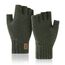 JUNRUI Fingerlose Handschuhe, Handschuhe ohne Finger Winter Warme Strickhandschuhe Arbeiten Camping Wandern Laufen Radfahren Fahren für Herren und Damen