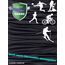 TODO Universal Schlauchschal Winter Halstuch für Laufen Radsport Herren Damen Multifunktionstuch Halswärmer Warm Fleece Winddicht Ski Nackenwärmer Fussball Schwarz (Schwarz - ns1)