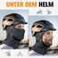 YANIKY Sturmhaube Atmungsaktiv Sturmmaske UV-Schutz Balaclava Herren Damen Gesichtshaube für Motorrad, Fahrrad, Radfahren, Outdoor Sports