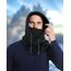 JOKSNK Sturmhaube Winter, Balaclava Gesichtsmaske Herren Damen, Winddichte Vollgesichtsmaske, Fleece Balaclava Skimaske, Motorradmaske, Warme Sturmhaube für Winter Sport und Outdoor Schwarz