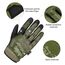FREE SOLDIER Outdoor Handschuhe Vollfinger Taktische Handschuhe Herren Motorradhandschuhe mit gepolstertem für Fahrrad Airsoft Militär Paintball und andere Outdoor Aktivitäten(Grün, L)