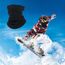 EUPSIIU 2 Stück Winter Loop Schal, Einheitsgröße Schlauchschal Halstuch, Multifunktionstuch Windabweisend Halswärmer für Outdoor Sport Radsport Laufen Ski Motorrad(Grau, Schwarz)