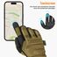 FREE SOLDIER Outdoor Handschuhe Vollfinger Taktische Handschuhe Herren Motorradhandschuhe mit gepolstertem für Fahrrad Airsoft Militär Paintball und andere Outdoor Aktivitäten(Braun, S)