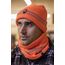 HEAT HOLDERS - Herren neon winter gestrickt arbeit halswärmer/nackenwärmer für die nacht (Einheitsgröße, Orange)