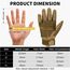 FREE SOLDIER Outdoor Handschuhe Herren Taktische Trainings Motorradhandschuhe Kletter Tactical Handschuhe Vollfinger Handschuhe Gilt für Radfahren Airsoft Militär Paintball (XL,Sandfarbe)