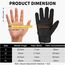 FREE SOLDIER Outdoor Handschuhe Herren Taktische Trainings Motorradhandschuhe Kletter Tactical Handschuhe Vollfinger Handschuhe Gilt für Radfahren Airsoft Militär Paintball (L,Schwarz)
