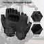FREE SOLDIER Outdoor Handschuhe Herren Taktische Trainings Motorradhandschuhe Kletter Tactical Handschuhe Halbfinger Gilt für Radfahren Airsoft Militär Paintball (L,Schwarz)