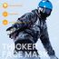 ILM Sturmhaube Winter Motorrad Fahrrad Ski für Herren und Damen Schwarz Dicker