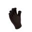SealSkinz Unisex Solo Nicht Wasserdichter Halbhandschuh ohne Finger aus Merinowolle – Schwarz, Einheitsgröße
