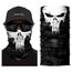 ShopINess Unisex Schlauchschal Halswärmer Neckwarmer Multifunktions schlauchtuch totenkopf für Motorrad Bikes Sport Festival Halloween Karneval Alien