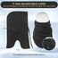 FEIKELUN Sturmhaube Winter sturmmaske Fleece Balaclava Skimaske Warm Gesichtshaube Sturmhaube Mütze Motorrad Fahrrad Skifahren Snowboard Radfahren Herren Damen/Männer für Outdoor Sports