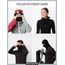 Occulto Herren & Damen Sturmhaube Motorrad (Modell: Helge) Schwarz