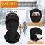 YANIKY Sturmhaube, Winddicht Warm Sturmmaske, Winter Skimaske Balaclava für Herren Damen, Atmungsaktiv Gesichtshaube Für Fahrrad, Motorrad,Snowboarden, Skifahren