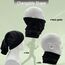 ehsbuy Schlauchschal Herren Damen Ski Halstuch Halswärmer Winter Halstuch Loop Schal Herren Neckwarmer mit Mund Atmungsaktiv für Skifahren Motorrad Sport