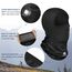 EXski Sturmhaube Gesichtshaube Balaclava Sonnen-UV-Schutz Sturmhaube Fahrrad Motorrad Atmungsaktiv Schlauchtuch für Damen & Herren (Schwarz)